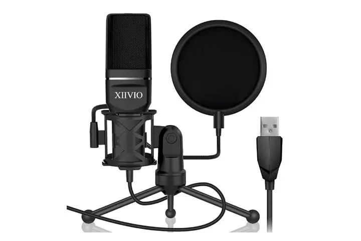 XIIVIO Plug and Play Computer PC Microphone Mic