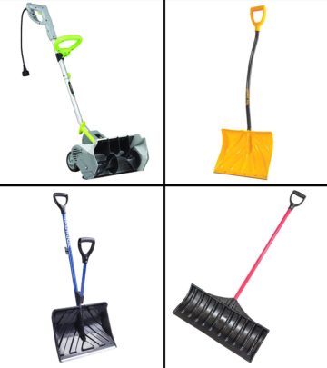 The good grip and sturdy handles make these snow shovels an efficient winter tool.