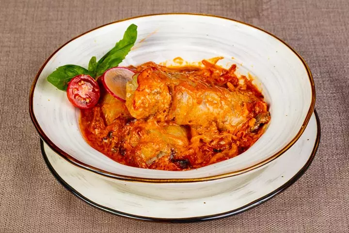 Hungarian Stuffed Cabbage, slow cooker recipe for kids