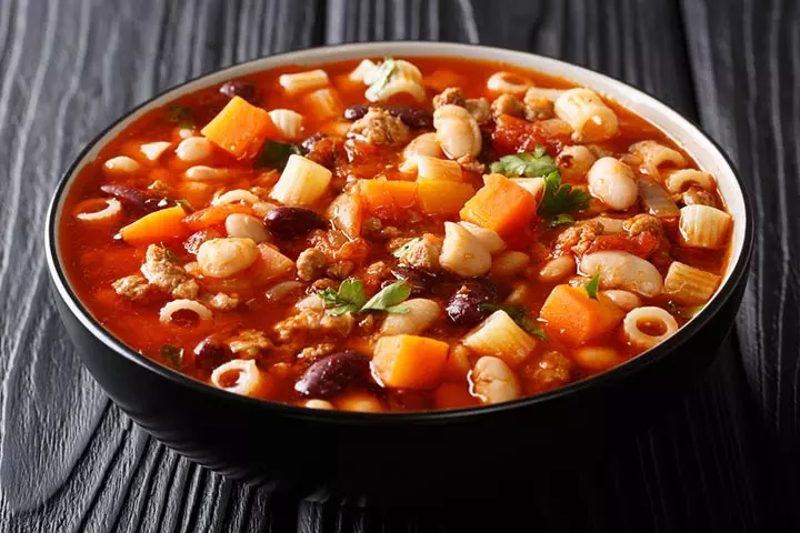 Hamburger Soup With Macaroni, slow cooker recipe for kids