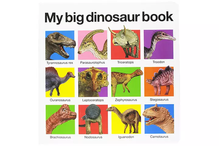 My big dinosaur book by Roger Priddy, 2-5 years dinosaur books for kids