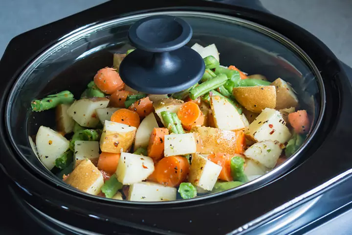 Veggie Delight, slow cooker recipe for kids