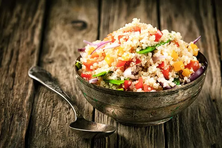 Veggie Quinoa, slow cooker recipe for kids