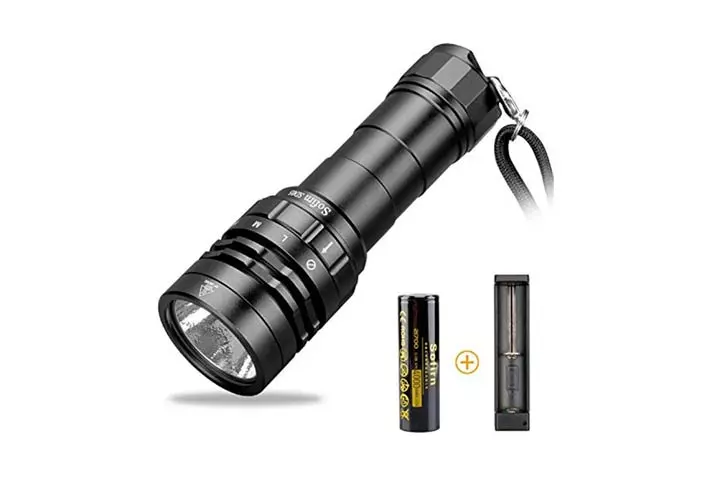 77outdoor Scuba Diving Flashlight