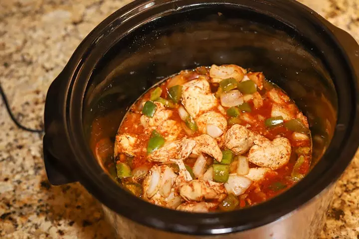 Crockpot Chicken Fajitas, slow cooker recipe for kids