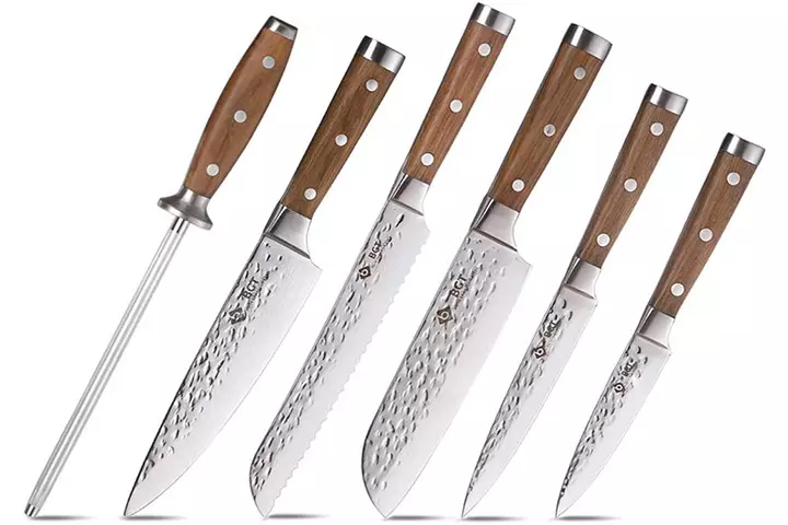 BGT Damascus Super Steel Knives