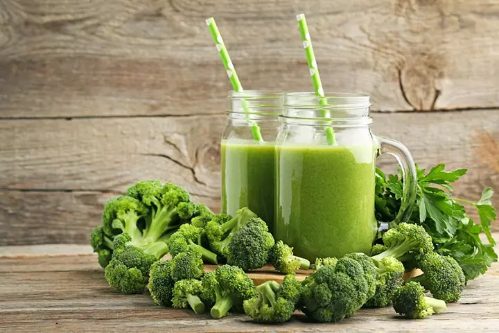 Broccoli smoothie for 12 month old babies