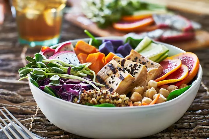 Kid-friendly buddha bowl recipe for dinner