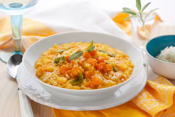 Kid-friendly butternut squash risotto recipe for dinner