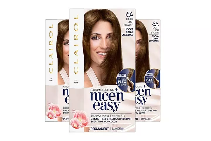 Clairol NiceN Easy CrAme 6A Light Ash Brown