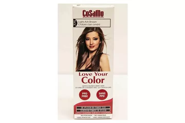 CoSaMo Love You Color Hair Color 775 Light Ash Brown