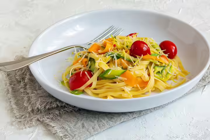 Kid-friendly creamy linguine with mushrooms recipe for dinner