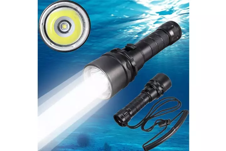 Goldengulf Cree LED Scuba Diving Flashlight