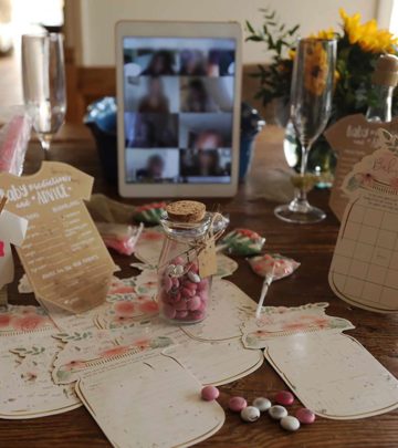 Virtual baby shower ideas help distant friends and family become a part of the celebrations.