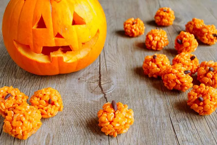 Pumpkin-o-rice Krispies 