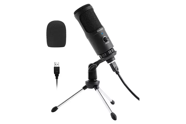 Techvilla USB Condenser Gaming Microphone