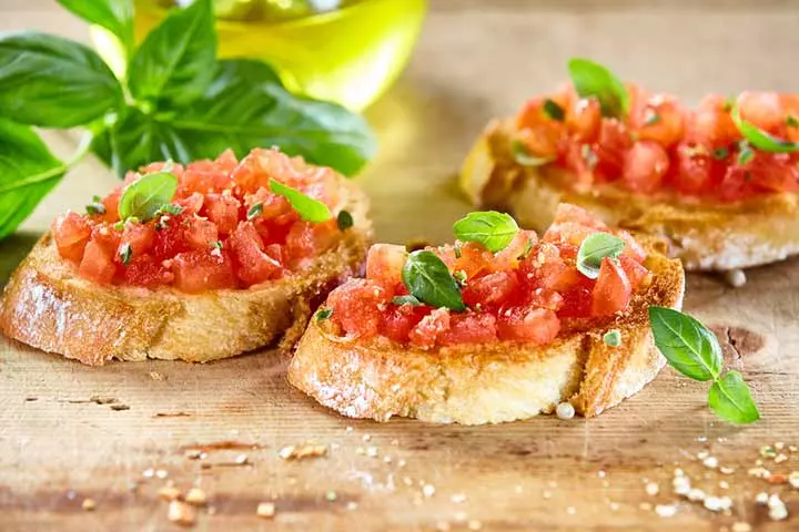 Kid-friendly vegan bruschetta recipes