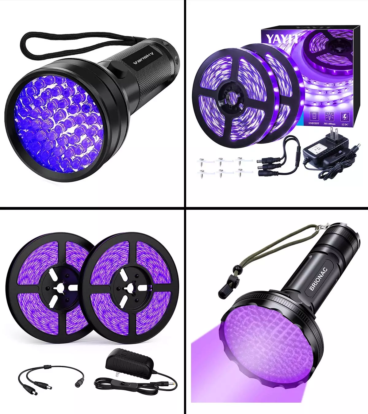 11 Best Black UV LED Flash Lights and Light Bars in 2022