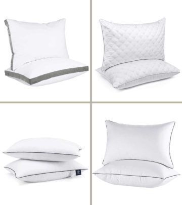 These firm and comforting pillows offer the much-needed neck support for sound sleep.