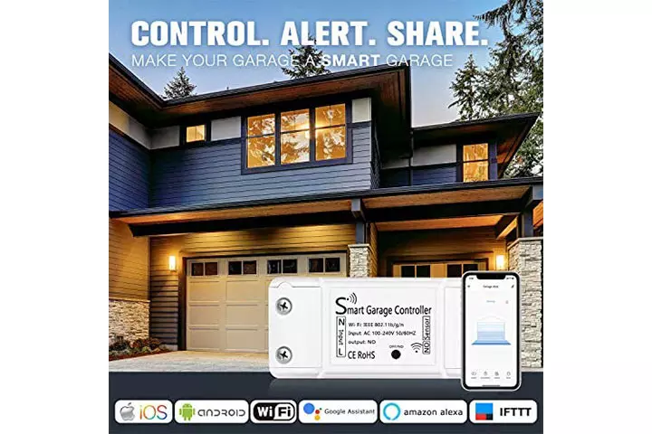 AGSHOME Smart Wi-Fi Garage Door Opener