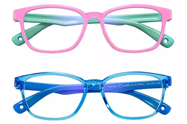 AHXLL Kids Blue Light Blocking Glasses