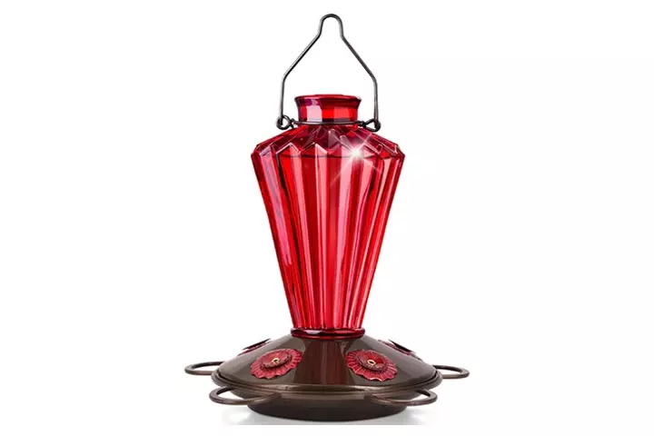 BOLITE Glass Hummingbird Feeder