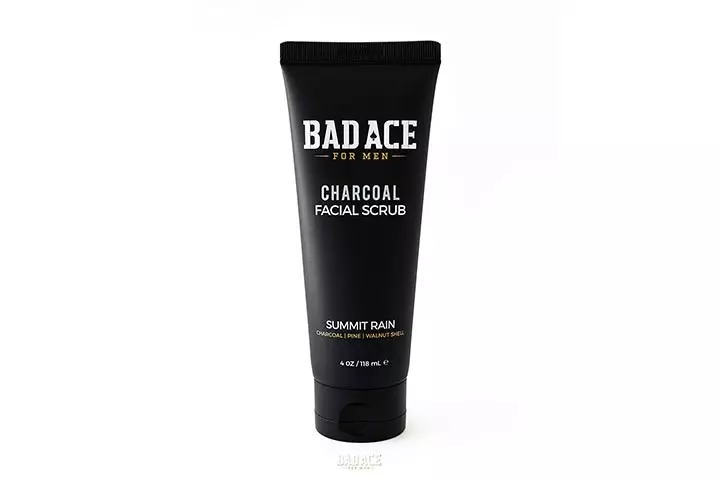 Bad Ace Charcoal Daily Face Wash with Scrubs for Men