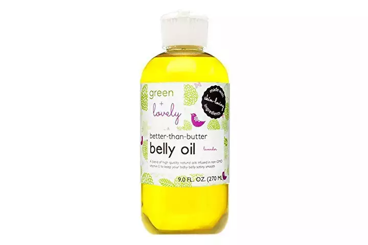 Green + Lovely Better than Butter Pregnancy Belly Oil