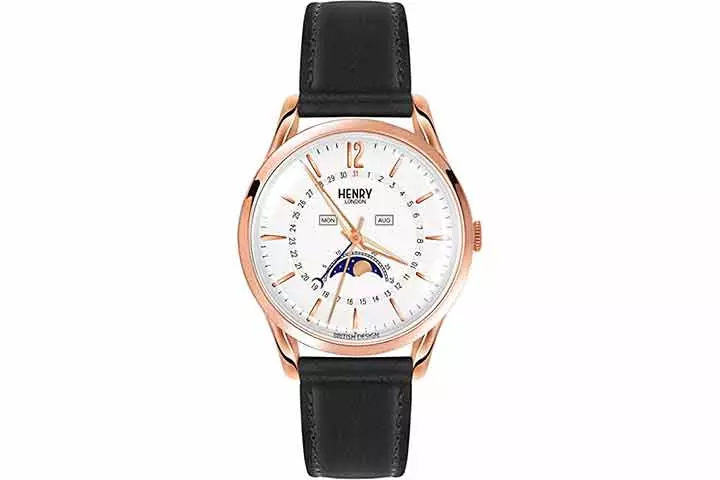 Henry London Unisex Richmond Watch With Moon Phase