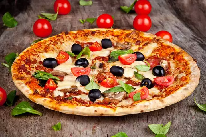 Mediterranean veggie sizzles, Pizza recipe for kids