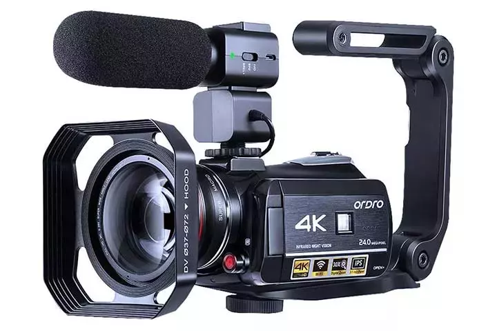 Ordro 4K Camcorder Vlogging Camera