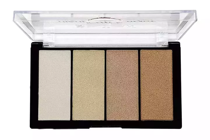 Shryoan 4 Shimmer Powder Highlighter Palette