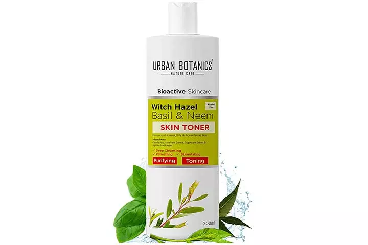 UrbanBotanics Witch Hazel, Basil & Neem Skin Toner