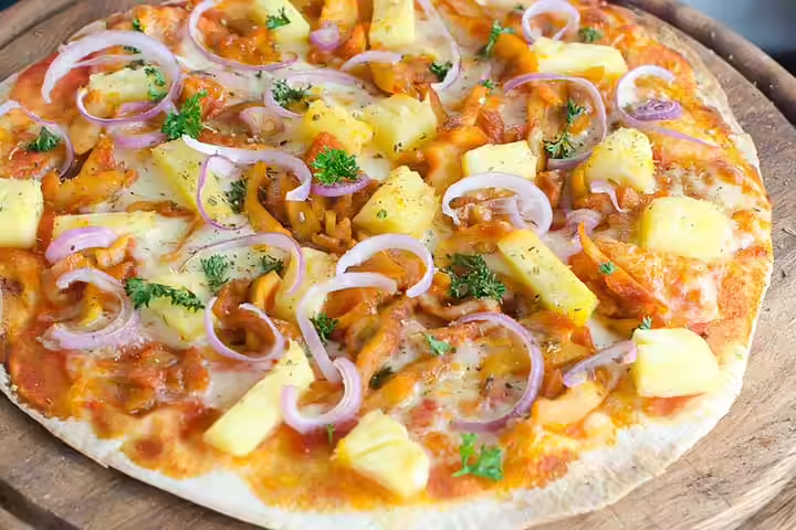 Vegan bbq hawaiian, Pizza recipe for kids Vegan bbq hawaiian, Pizza recipe for kids