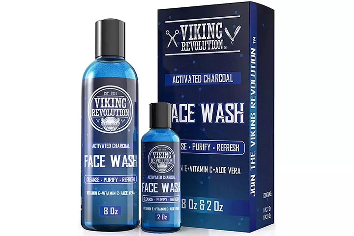 Viking Revolution Charcoal Face Wash for Men