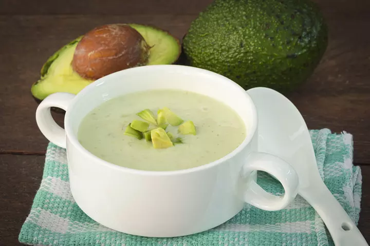 Avocados for kids, avocado soup