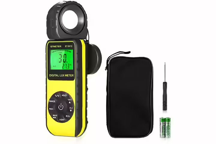 BTMeter Digital Illuminance Light Meter