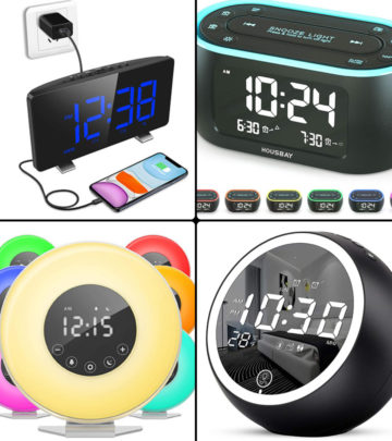 Start your morning with the music of your choice with these radio alarm clocks. 