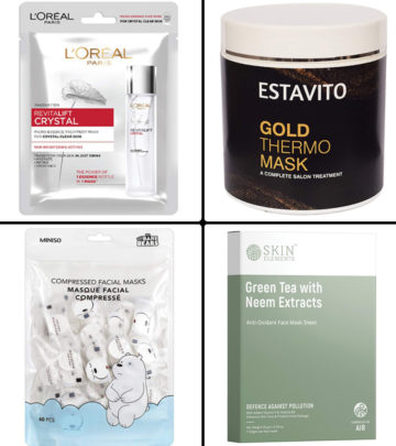 Get your hands on a sheet mask for fresh and glowing skin. 