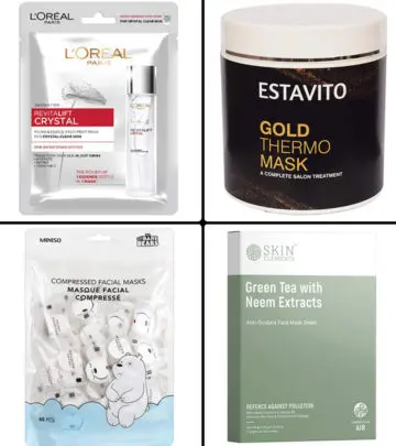 Get your hands on a sheet mask for fresh and glowing skin. 