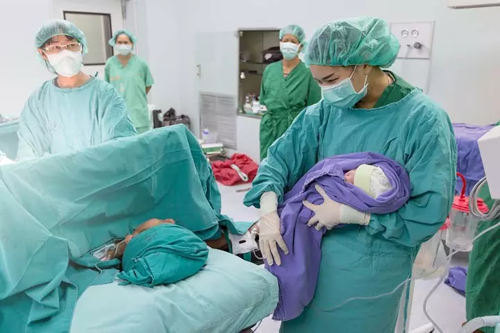 Complications due to caesarean section