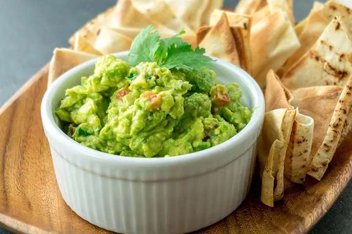 Avocados for kids, guacamole (avocado dip)