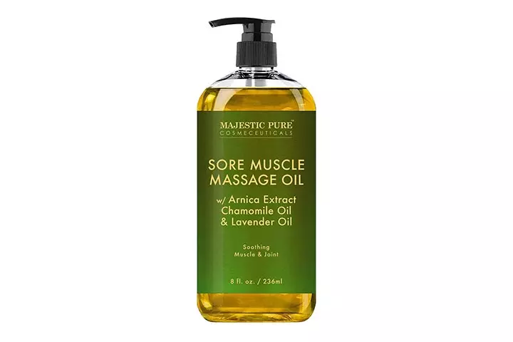 Majestic Pure Cosmeceuticals Sore Muscle Massage Oil