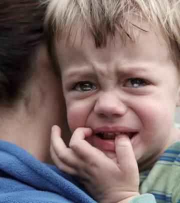 Excessive crying, restlessness, and sweating signify your little one is feeling anxious.