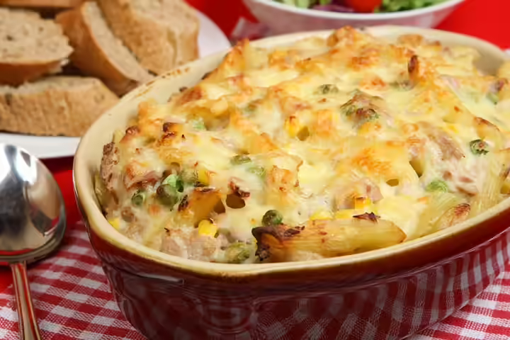 Baked pasta with tuna recipe for kids Baked pasta with tuna recipe for kids