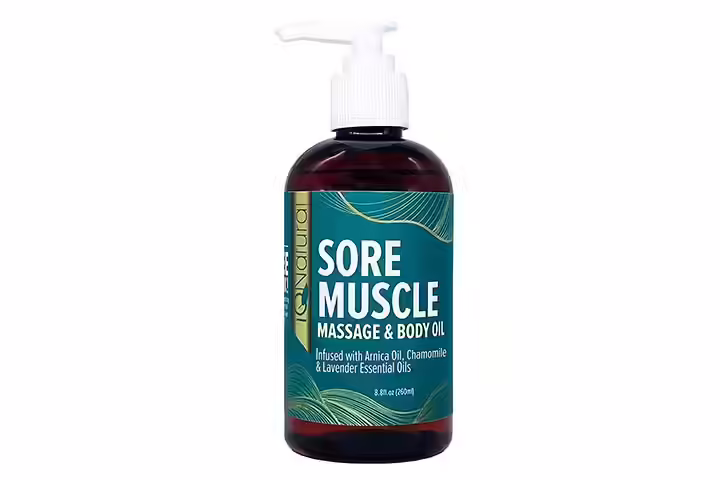 iQ Natural Sore Muscle Massage & Body Oil