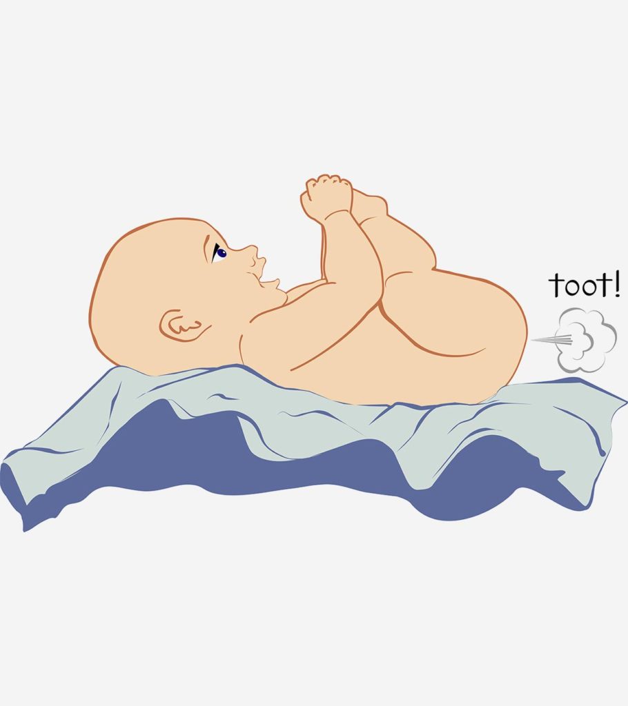 How can you tell if gas is hurting your baby?