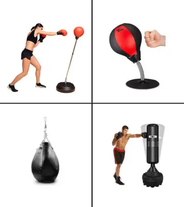 Keep up your muscle and strength training at home with one of these punching bags.