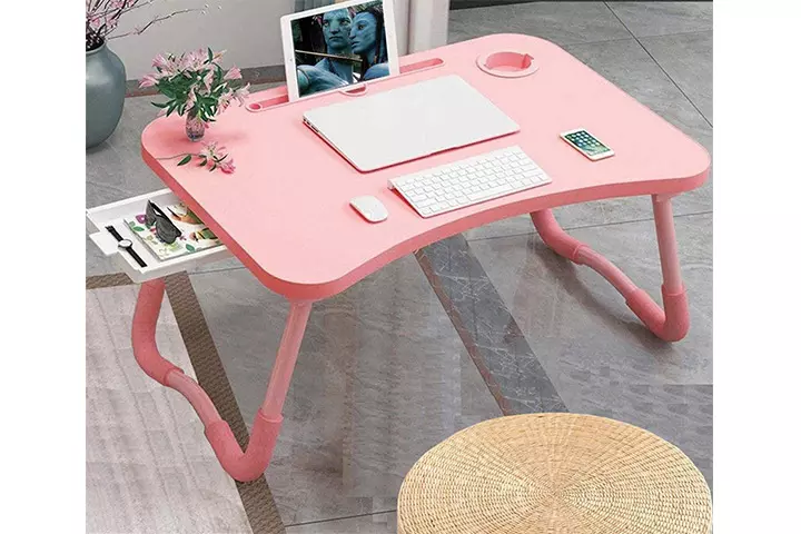 Daisy-Xingchen Pink Laptop Desk Table