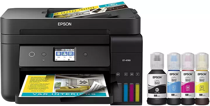 Epson Ecotank ET-4760 Wireless Supertank Printer